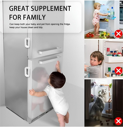 Pack of 2 Self-Adhesive Lock