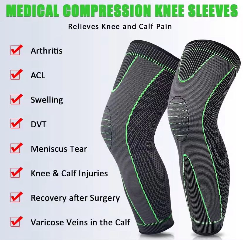 Pack of 2 Adjustable Knee Support Brace
